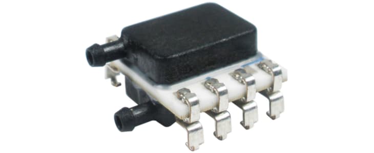 Honeywell Differential Pressure Sensor, 10mbar Operating Max, Surface Mount, 8-Pin, SMT