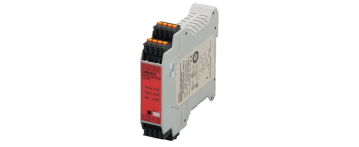 Omron Safety Switch/Interlock Safety Relay, 24V, 2 Safety Contacts