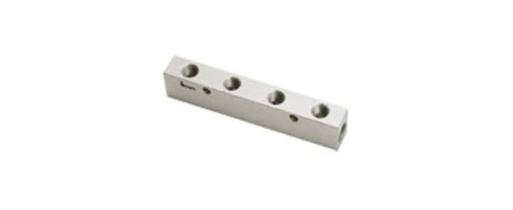 Legris3311 2 Outlet Manifold, G 1/4 G 1/8