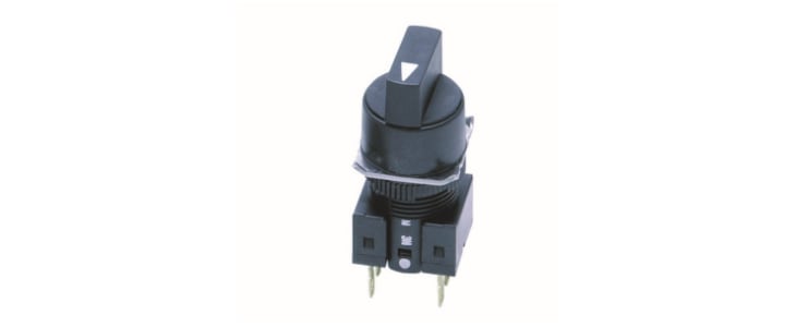 Omron A165S Series 3 Position Selector Switch Head, 16mm Cutout