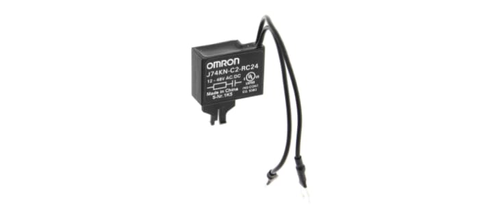 Omron, J74KN Surge Suppressor Unit 12 → 48 V ac Maximum Voltage Rating