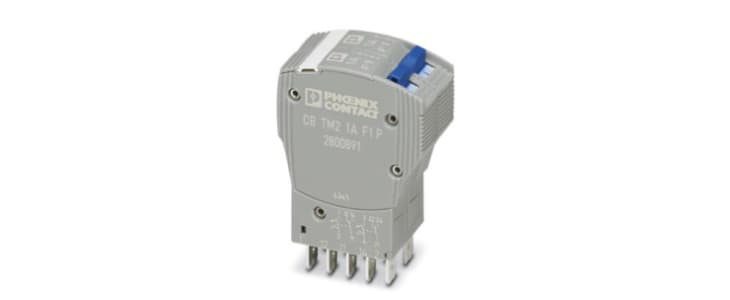 Phoenix Contact Thermal Circuit Breaker - CB TM2 2 Pole 80V dc Voltage Rating, 1A Current Rating