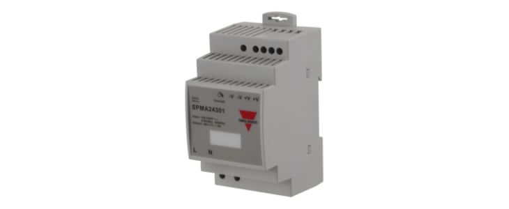 Carlo Gavazzi Switching Power Supply, SPMA12301, 12V dc, 2.1A, 30W, 1 Output, 240V ac Input Voltage