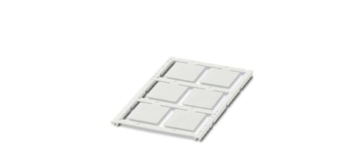 Phoenix Contact, UCT4-EMP Plastic Label for use with BLUEMARK CLED, BLUEMARK ID, BLUEMARK ID COLOR, THERMOMARK CARD,