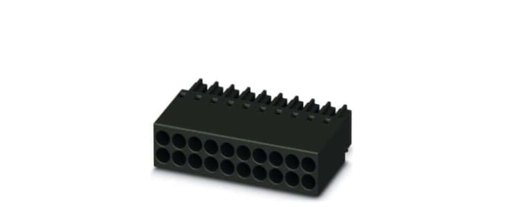 Phoenix Contact 2.54mm Pitch 14 Way Pluggable Terminal Block, Plug, Plug-In