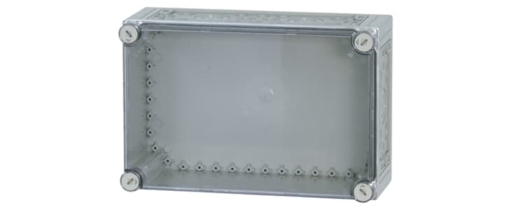 Eaton Series Fibreglass Reinforced Polycarbonate General Purpose Enclosure, IP65, Flanged, 250 x 375 x 150mm