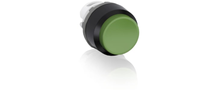 ABB MP3 Series Green Momentary Push Button, 22mm Cutout