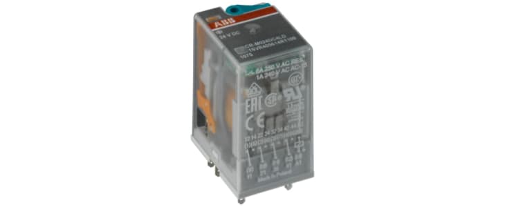 ABB CR-M Series Interface Relay, DIN Rail Mount, 12V dc Coil, 2CO (SPDT), 12A Load