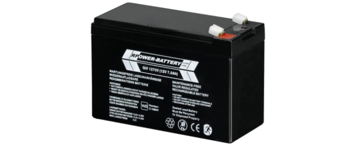 ABB 12V Lead Acid Battery, 7.2Ah