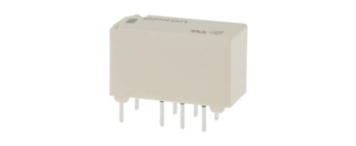Omron PCB Mount Signal Relay, 24V dc Coil, 2A Switching Current, DPDT