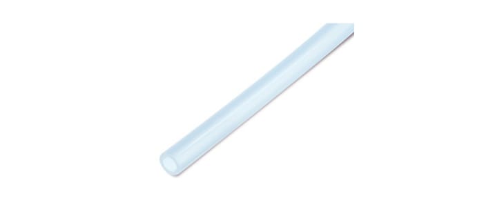 SMC TID Flexible Tube, PTFE, 2.18mm ID, 3.18mm OD, Clear, 8m