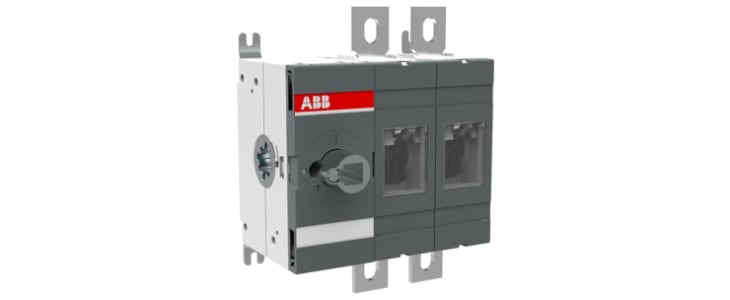 ABB 2P Pole Screw Mount Switch Disconnector - 315A Maximum Current, 315kW Power Rating, IP00