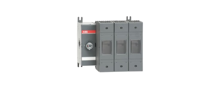 ABB Fuse Switch Disconnector, 3 Pole, 125A Fuse Current