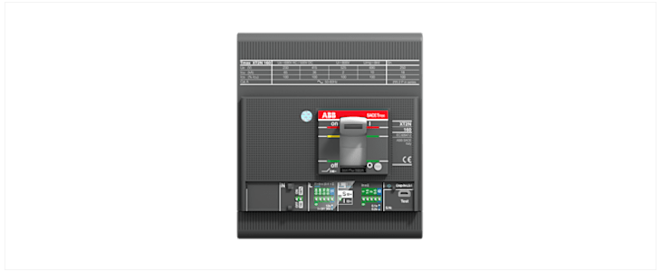 ABB, XT2V MCCB 4P 10A, Fixed Mount