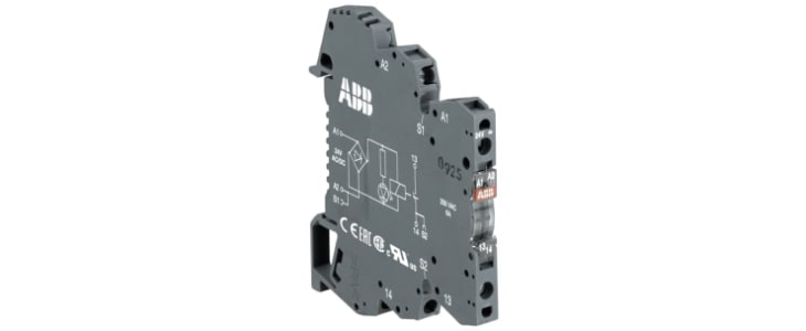 ABB RB121 Series Interface Relay, DIN Rail Mount, 24V dc Coil, SPDT, 6A Load