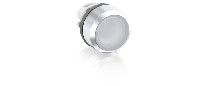 ABB MP1 Series Clear Momentary Push Button Head, 22.5mm Cutout