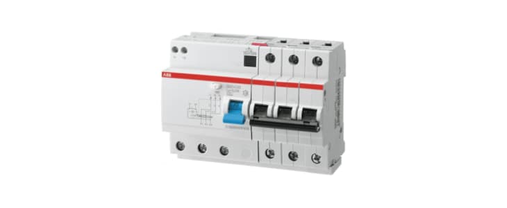 ABB RCBO, 13A Current Rating, 3P Poles, Type B