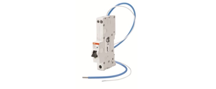 ABB RCBO, 25A Current Rating, 1P Poles, Type C