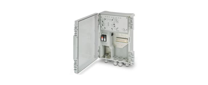 Phoenix Contact SCX Series Wall Mount Ethernet Switch, 1 RJ45 Ports, 10/100/1000Mbit/s Transmission, 100 - 240V ac