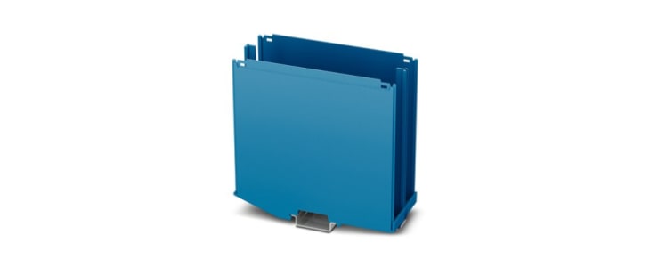 Phoenix Contact Mounting Base Enclosure Type ICS50 Series , 50.1 x 122.5 x 108.35mm, Polyamide DIN Rail Enclosure