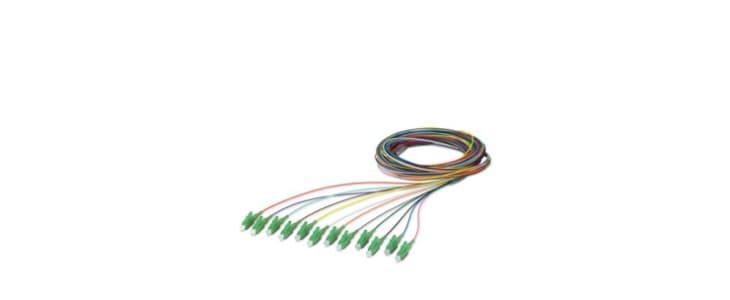 Phoenix Contact LC x 12 to Unterminated Single Mode Fibre Optic Cable, 9/125μm, 2.5m