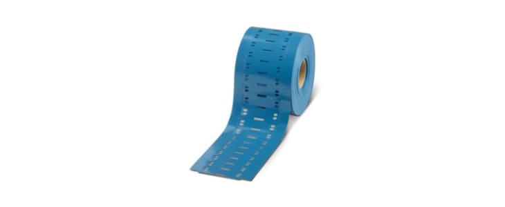 Phoenix Contact WMTB HF-D Cable Binder Cable Marker, Blue, Pre-printed "Blank", 6mm Cable