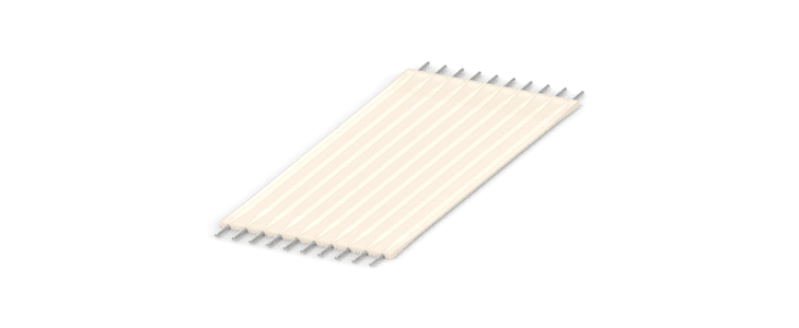 TE Connectivity Jumper Flat Flexible Strip Jumper 10 Way 1 Row 2.54mm Pitch