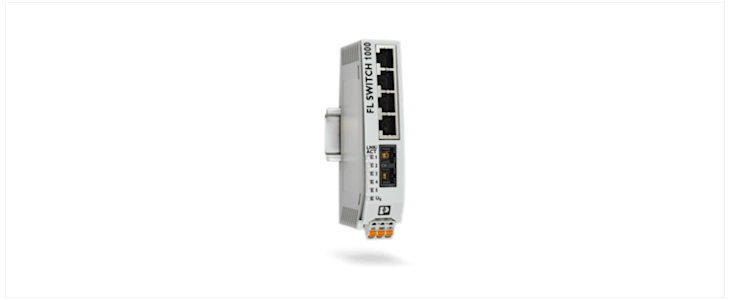 Phoenix Contact Ethernet Switch, 4 RJ45 Ports, 10/100Mbit/s Transmission, 24V dc