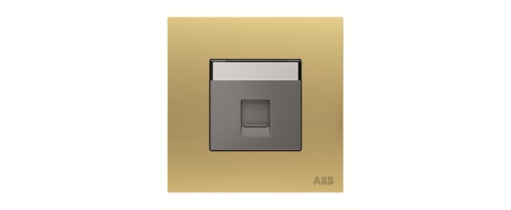 ABB Female Ethernet Connector, Flush Mount