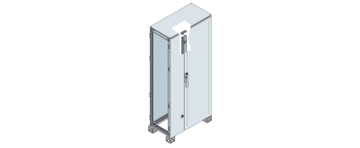 ABB AM2 Series Double-Door-Door Floor Standing Enclosure, Opaque Door, IP65