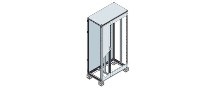 ABB AM2 Series Double-Door-Door Floor Standing Enclosure, Opaque Door, IP65