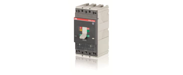 ABB MCCB Molded Case Circuit Breaker 3P 100A, Fixed Mount