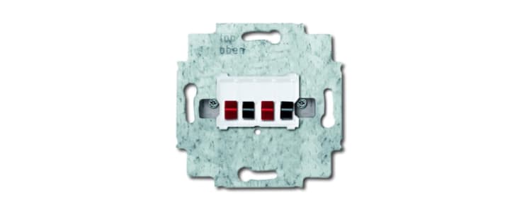 ABB Flush Mount Loudspeaker Connector