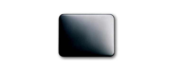 ABB Grey 1 Gang Light Switch Cover