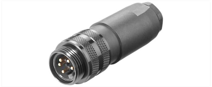 Siemens, Plug Cable Mount Circular Coaxial Connector, Screw Termination, Straight Body