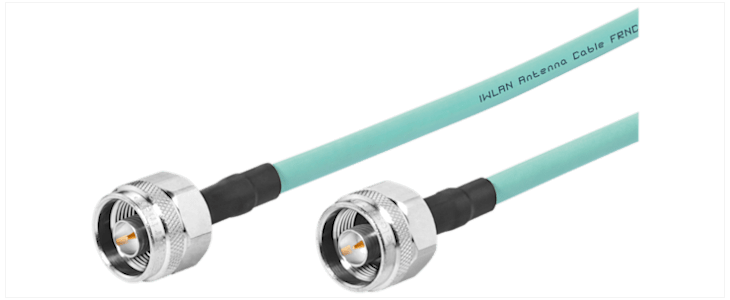 Siemens Male N Type to N Type Coaxial Cable, IWLAN Coaxial, Terminated