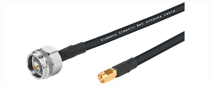 Siemens Male N Type to RP-SMA Coaxial Cable, IWLAN Coaxial, Terminated