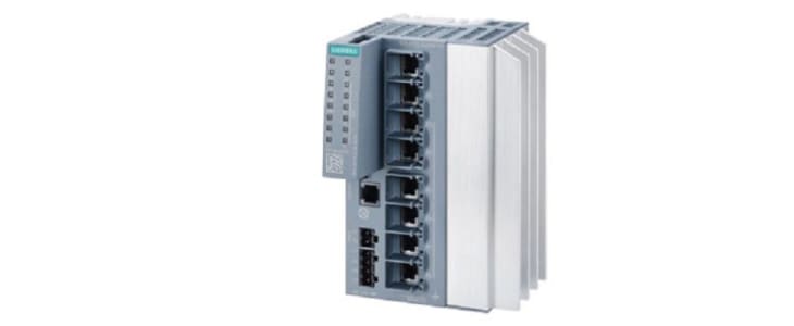Siemens Managed 8 Port Network Switch With PoE