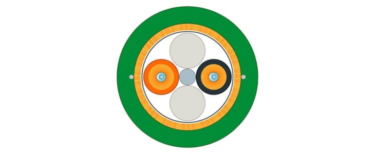 Siemens Multi Mode Fibre Optic Cable, 50/125μm, 500mm