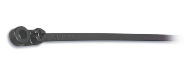 ABB Cable Ties, Cable Tray, 356mm x 7.6 mm, Black Nylon