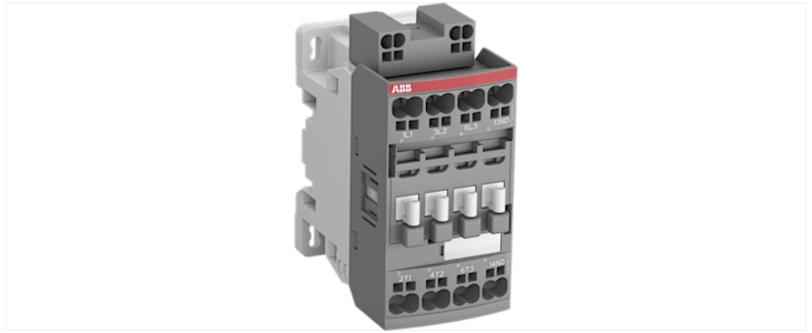 ABB 1SBL13 Series Contactor, 250 → 500 V ac/dc Coil, 3-Pole, 25 A, 5.5 kW, 4NO