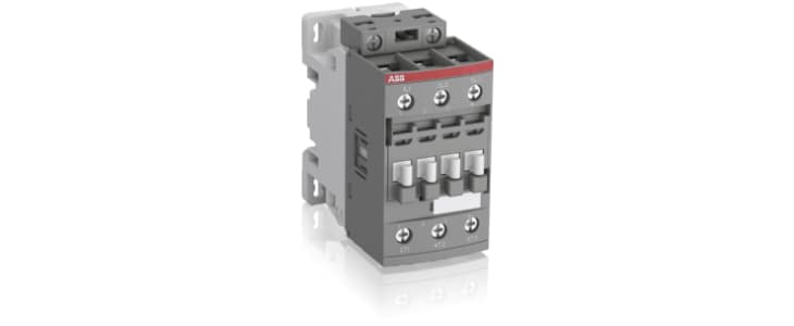 ABB 1SBL23 Series Contactor, 100 to 250 V ac Coil, 3-Pole, 45 A, 15 kW, 3NO