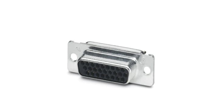 Phoenix Contact 26 Way Panel Mount D-sub Connector Socket, 1.98mm Pitch