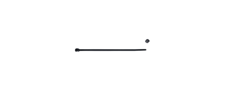 ABB Cable Ties, Cable Tray, 160mm x 6.3 mm, Black Nylon