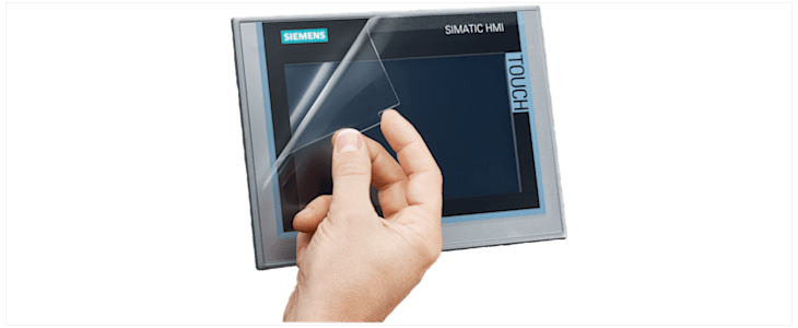 Siemens Protective Film For Use With HMI MP277 8" touch in Product Version "ES 15" and Later, PLC Siemens S7