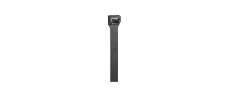 ABB Cable Ties, Cable Tray, 546mm x 13.2 mm, Black Nylon