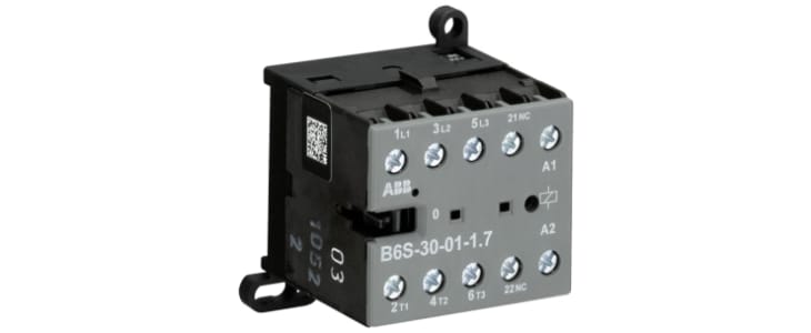 ABB GJL121 Series Contactor, 32 V dc Coil, 3-Pole, 20 A, 4 kW, 3NO/1NC