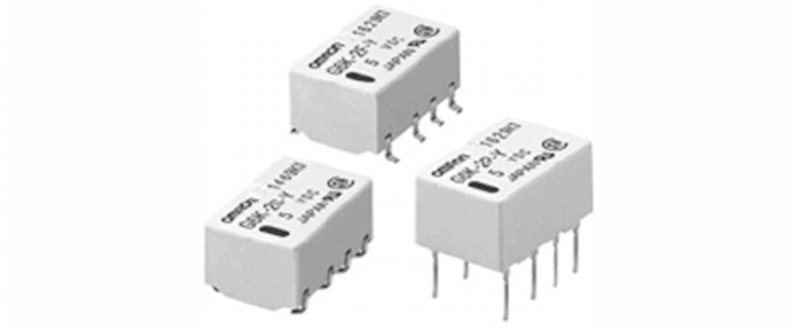 Omron Surface Mount Latching Relay, 5V dc Coil, DPDT