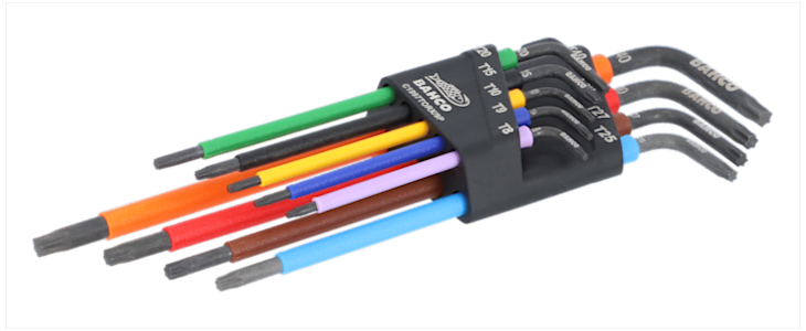 Yato Lot De 9 Clés Allen/Clés Torx T10-T50