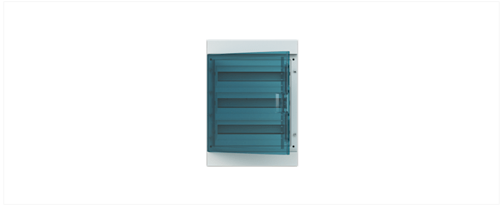 ABB 24 Way Plastic Consumer Unit, 125A, IP65 Mistral65